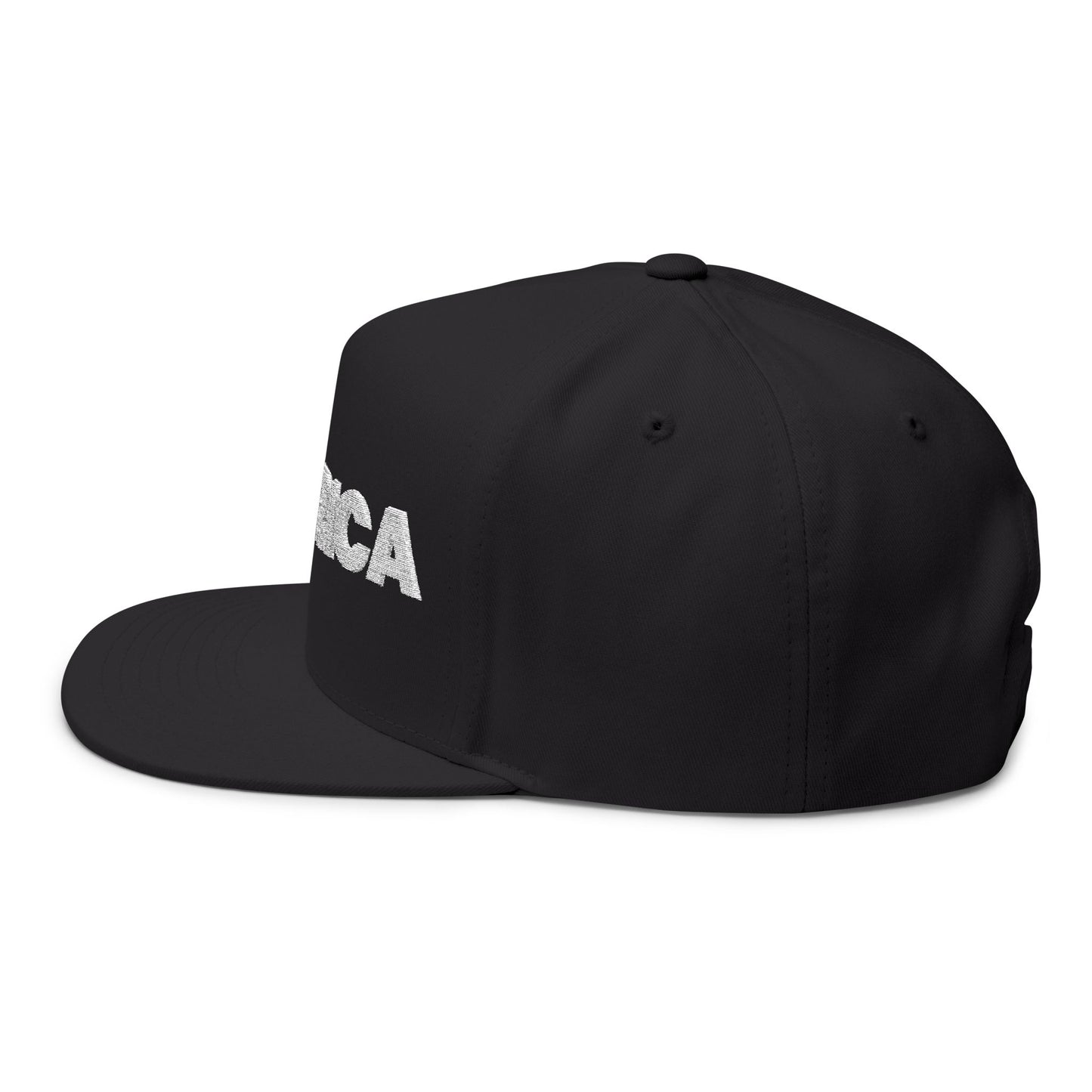 Black & Royal I America - Flat Brim Hat