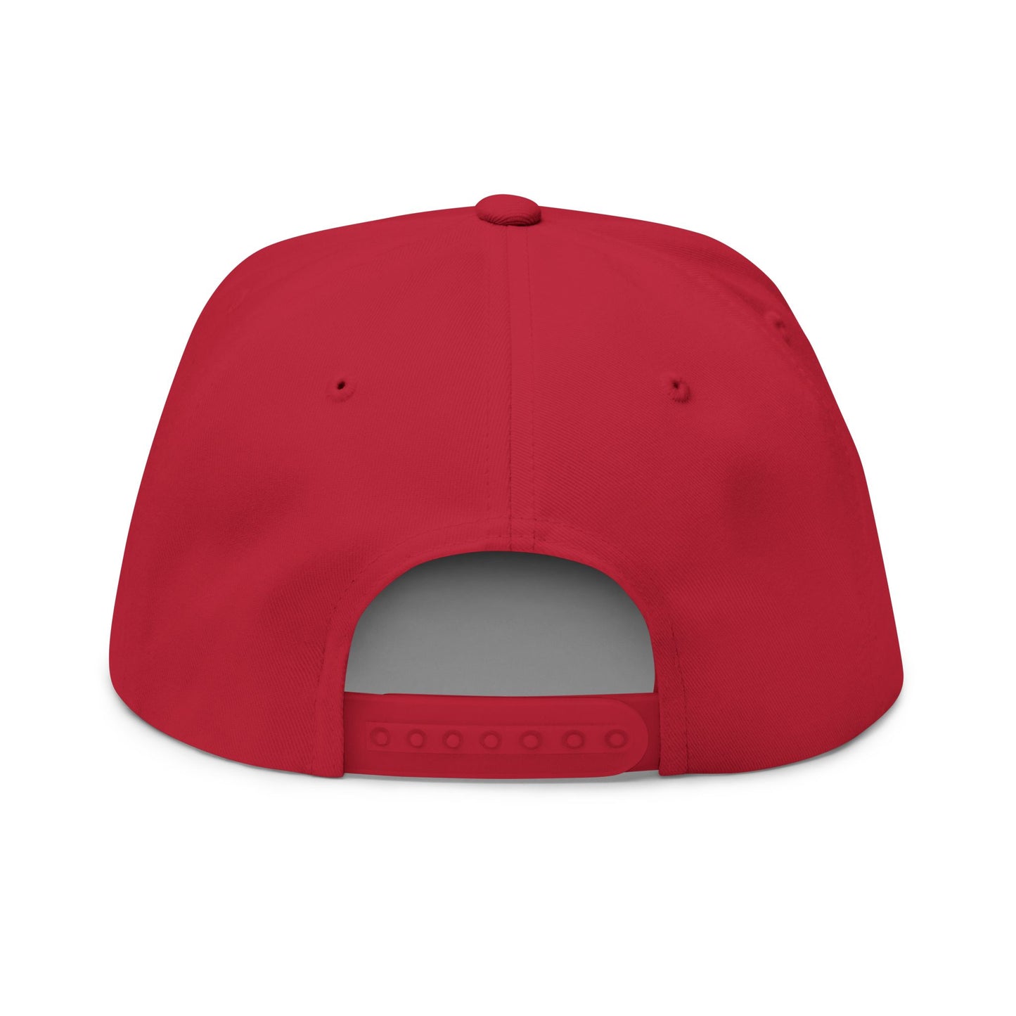 Black & Red Saving America Stacked - Flat Brim Hat